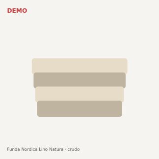 Funda nordica lino natura